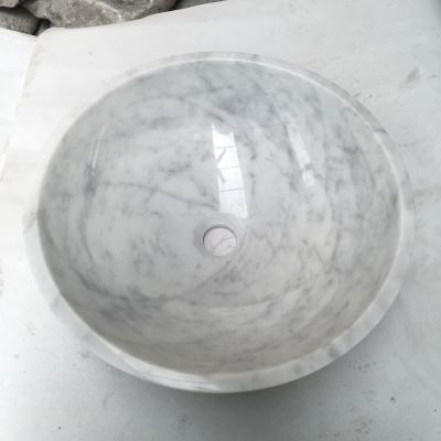 Polished round and corner Marble Design Bathroom Stone hand Wash Basin